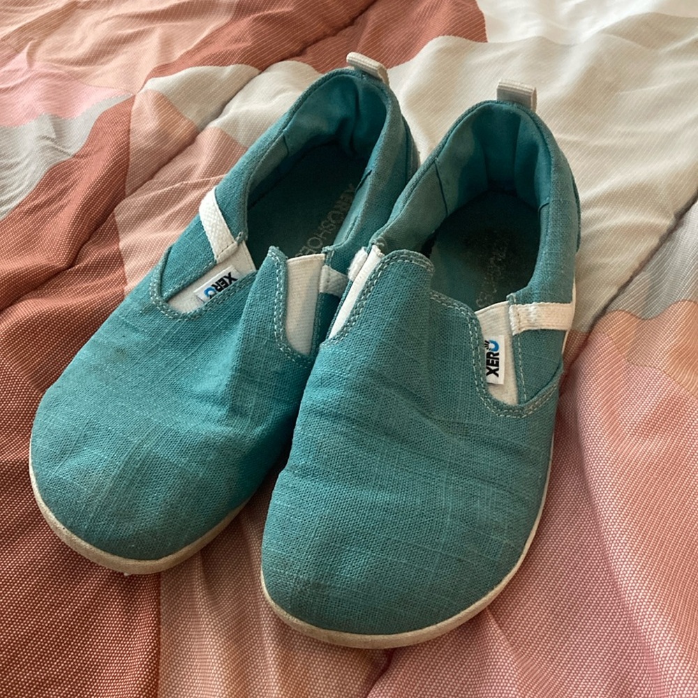 Xero Shoes Teal/White Slide On Shoes